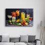 Wallity VFT-2051 Pintura Decorativa de Vidrio Templado Multicolor 46 x 72 cm
